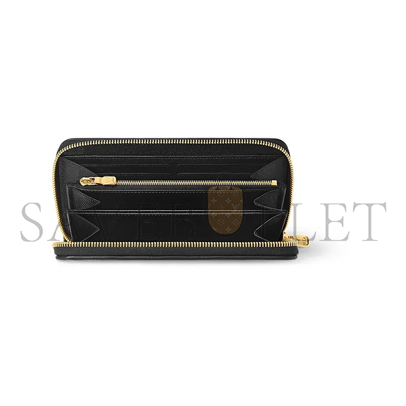 LOUIS VUITTON MASTER ZIPPY WALLET MONOGRAM BY THE POOL IVORY BLACK M82529 (19.5*10.5*2.5cm)